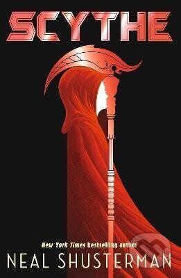 Kniha: Scythe (Neal Shusterman). Walker books, 2026 Kniha: Scythe (Neal Shusterman). Walker books, 2026