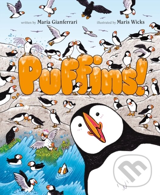 Kniha: Puffins! (Maria Gianferrari). Roaring Brook, 2026 Kniha: Puffins! (Maria Gianferrari). Roaring Brook, 2026