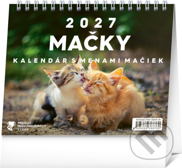 NOTIQUE Stolový kalendár Mačky 2027 (Notique). Notique, 2026 NOTIQUE Stolový kalendár Mačky 2027 (Notique). Notique, 2026