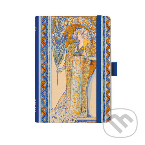 Notes A5 Premium Alfons Mucha 2027 linkovaný modrý (Baloušek). Baloušek, 2026 Notes A5 Premium Alfons Mucha 2027 linkovaný modrý (Baloušek). Baloušek, 2026