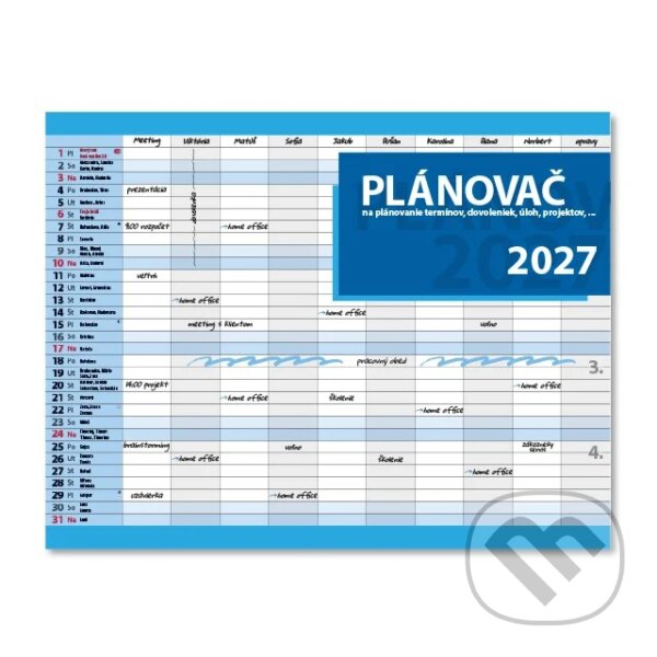 Nástenný Plánovač 2027 (Spektrum grafik). Spektrum grafik, 2026 Nástenný Plánovač 2027 (Spektrum grafik). Spektrum grafik, 2026