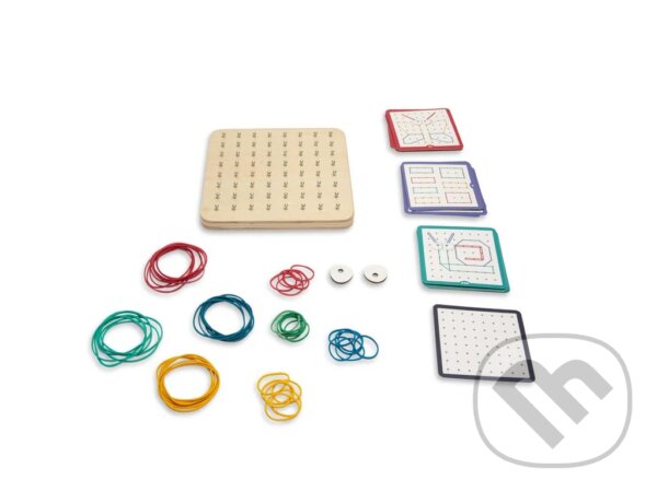 Spoločenská hra: Geoboard - motorická hra (BS Toys). BS Toys, 2026 Spoločenská hra: Geoboard - motorická hra (BS Toys). BS Toys, 2026