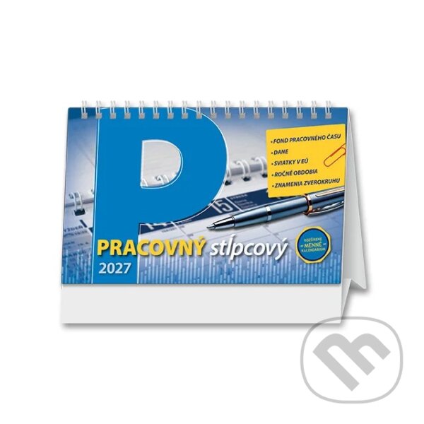 Stolový Pracovný kalendár stĺpcový 2027 (Spektrum grafik). Spektrum grafik, 2026 Stolový Pracovný kalendár stĺpcový 2027 (Spektrum grafik). Spektrum grafik, 2026