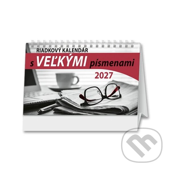 Stolový riadkový kalendár s veľkými písmenami 2027 (Spektrum grafik). Spektrum grafik, 2026 Stolový riadkový kalendár s veľkými písmenami 2027 (Spektrum grafik). Spektrum grafik, 2026