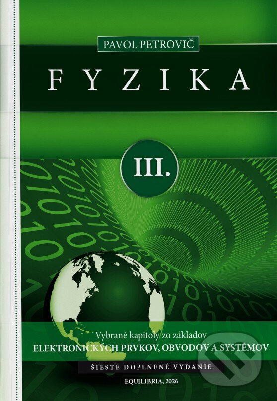 Kniha: Fyzika III. (Pavol Petrovič). EQUILIBRIA, 2026 Kniha: Fyzika III. (Pavol Petrovič). EQUILIBRIA, 2026