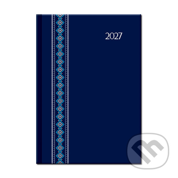 Denný diár FOLK 2027 - modrý (Spektrum grafik). Spektrum grafik, 2026 Denný diár FOLK 2027 - modrý (Spektrum grafik). Spektrum grafik, 2026
