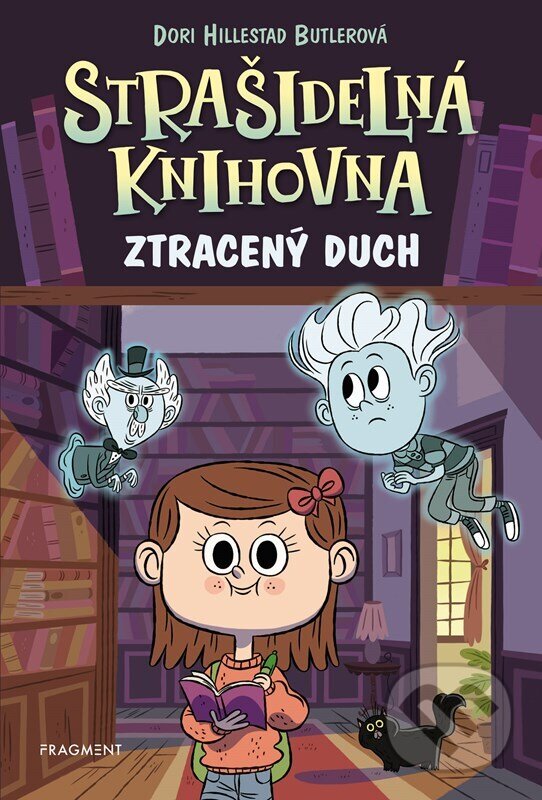 Kniha: Strašidelná knihovna - Ztracený duch (Dori Hillestad Butler). Nakladatelství Fragment, 2026 Kniha: Strašidelná knihovna - Ztracený duch (Dori Hillestad Butler). Nakladatelství Fragment, 2026