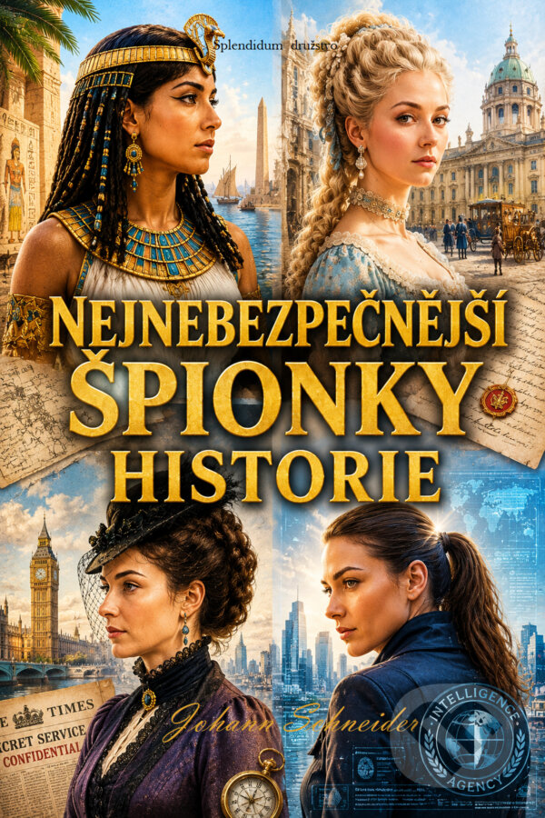 E-kniha: Nejnebezpečnější špionky historie (Johann Schneider). Splendidum družstvo, 2026 E-kniha: Nejnebezpečnější špionky historie (Johann Schneider). Splendidum družstvo, 2026