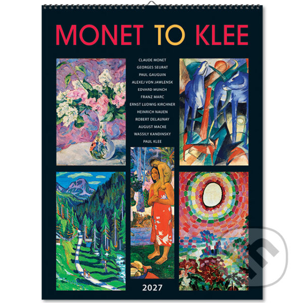 Nástenný kalendár Monet to Klee 2027 (Spektrum grafik). Spektrum grafik, 2026 Nástenný kalendár Monet to Klee 2027 (Spektrum grafik). Spektrum grafik, 2026