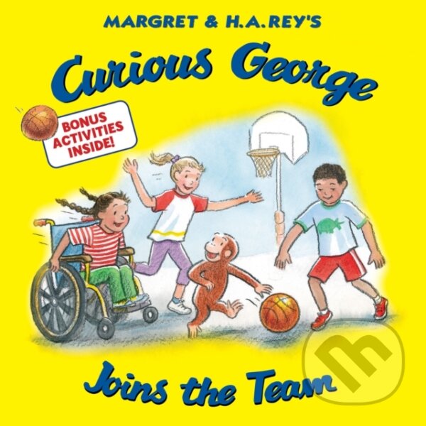 Kniha: Curious George Joins the Team (H. A. Rey). Clarion Books, 2019 Kniha: Curious George Joins the Team (H. A. Rey). Clarion Books, 2019