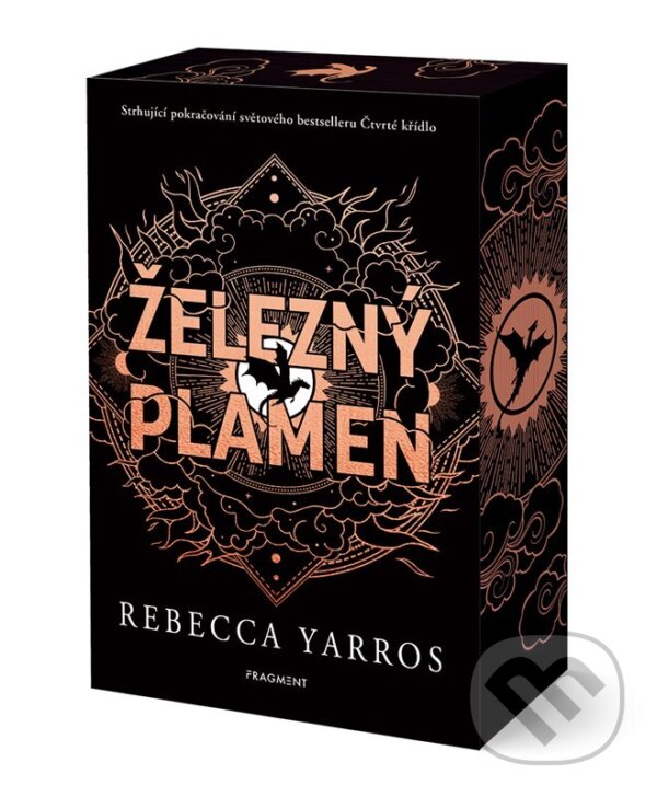 Kniha: Železný plamen (Rebecca Yarros). Nakladatelství Fragment, 2026 Kniha: Železný plamen (Rebecca Yarros). Nakladatelství Fragment, 2026