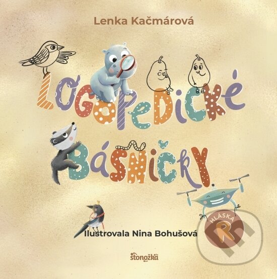 Kniha: Logopedické básničky (Lenka Kačmárová). Stonožka, 2026 Kniha: Logopedické básničky (Lenka Kačmárová). Stonožka, 2026