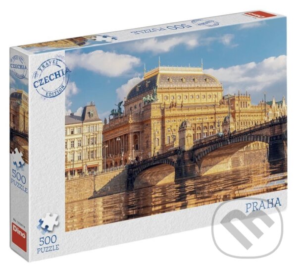 Puzzle: Puzzle 500 Národní divadlo (Dino). Dino, 2026 Puzzle: Puzzle 500 Národní divadlo (Dino). Dino, 2026