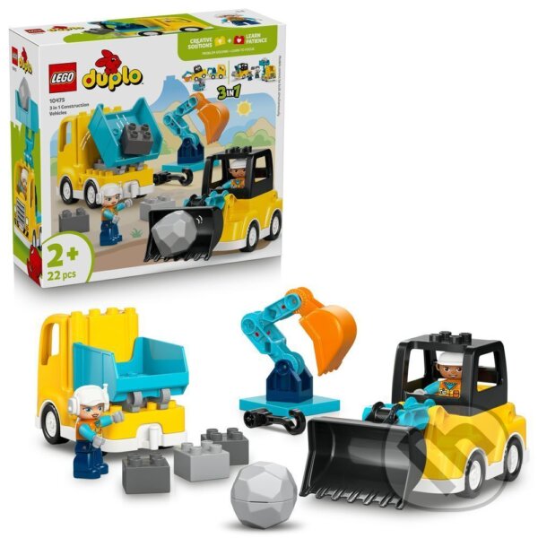 Společenská hra: LEGO® DUPLO® 10475 Vozidlá na stavbe 3 v 1 (LEGO). LEGO Společenská hra: LEGO® DUPLO® 10475 Vozidlá na stavbe 3 v 1 (LEGO). LEGO