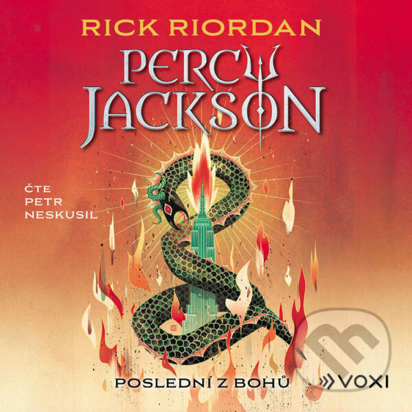 Audiokniha: Percy Jackson - Poslední z bohů (Rick Riordan). Voxi, 2026 Audiokniha: Percy Jackson - Poslední z bohů (Rick Riordan). Voxi, 2026