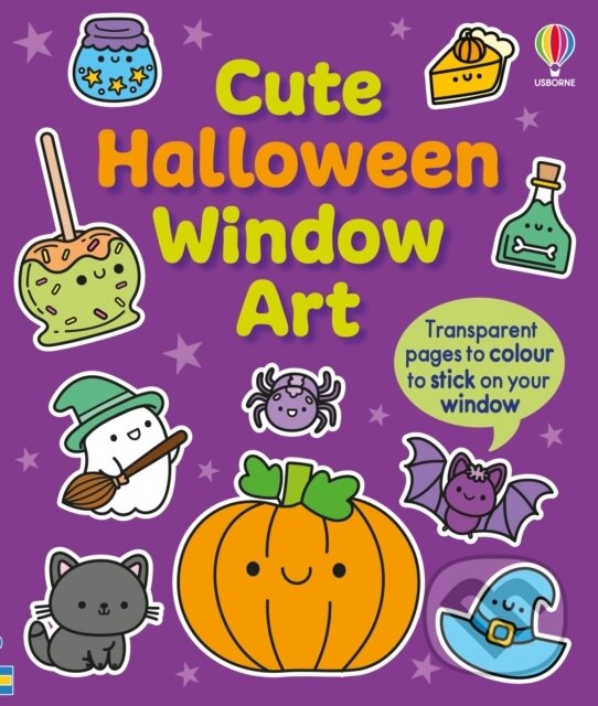 Kniha: Cute Halloween Window Art (Kate Nolan). Usborne, 2026 Kniha: Cute Halloween Window Art (Kate Nolan). Usborne, 2026
