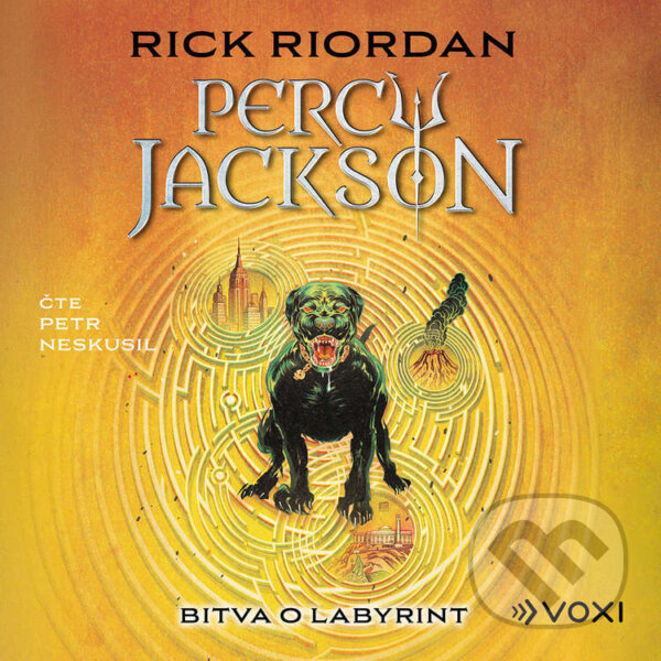 Audiokniha: Percy Jackson - Bitva o labyrint (Rick Riordan). Voxi, 2026 Audiokniha: Percy Jackson - Bitva o labyrint (Rick Riordan). Voxi, 2026