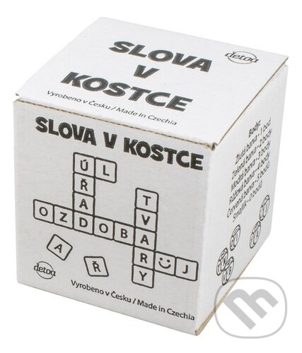 Spoločenská hra: Slova v kostce (DETOA). DETOA, 2026 Spoločenská hra: Slova v kostce (DETOA). DETOA, 2026