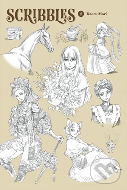 Kniha: Scribbles, Vol. 1 (Abigail Blackman, William Flanagan a Kaoru Mori). Yen Press, 2023 Kniha: Scribbles, Vol. 1 (Abigail Blackman, William Flanagan a Kaoru Mori). Yen Press, 2023