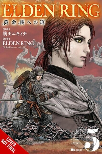 Kniha: Elden Ring: The Road to the Erdtree, Vol. 5 (Deng 0, Nikiichi Tobita, John Neal a Inc. FromSoftware). Yen Press, 2025 Kniha: Elden Ring: The Road to the Erdtree, Vol. 5 (Deng 0, Nikiichi Tobita, John Neal a Inc. FromSoftware). Yen Press, 2025