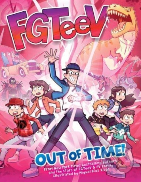 Kniha: FGTeeV: Out of Time! (Fgteev). HarperCollins, 2024 Kniha: FGTeeV: Out of Time! (Fgteev). HarperCollins, 2024