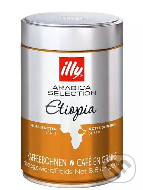 Kávy a čaje: illy Káva zrnková Etiopia (Illy). Illy Kávy a čaje: illy Káva zrnková Etiopia (Illy). Illy