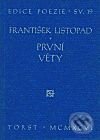 Kniha: První věty (František Listopad). Torst, 2001 Kniha: První věty (František Listopad). Torst, 2001