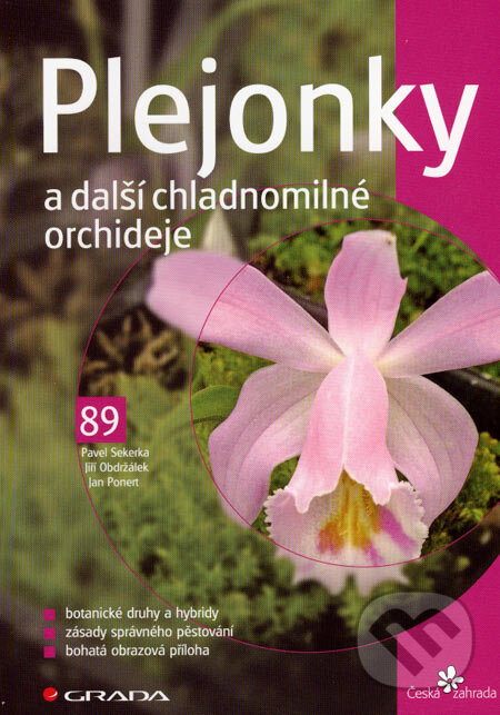 Kniha: Plejonky a další chladnomilné orchideje (Jan Ponert, Jiří Obdržálek a Pavel Sekerka). Grada, 2007 Kniha: Plejonky a další chladnomilné orchideje (Jan Ponert, Jiří Obdržálek a Pavel Sekerka). Grada, 2007