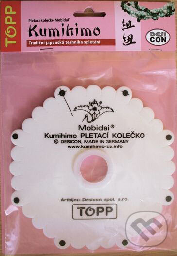 Kumihimo - Pletací kolečko Mobidai (Anagram). Anagram, 2007 Kumihimo - Pletací kolečko Mobidai (Anagram). Anagram, 2007