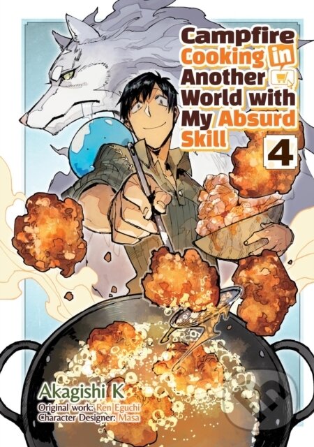 Kniha: Campfire Cooking in Another World With My Absurd Skill: Volume 4 (Manga) (Akagishi Akagishi K, Ren Eguchi a Kevin Kevin Chen). J-Novel Club, 2026 Kniha: Campfire Cooking in Another World With My Absurd Skill: Volume 4 (Manga) (Akagishi Akagishi K, Ren Eguchi a Kevin Kevin Chen). J-Novel Club, 2026
