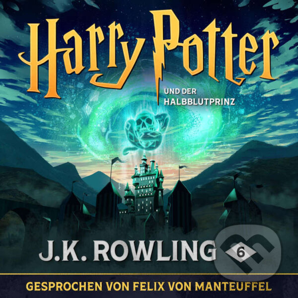 Audiokniha: Harry Potter und der Halbblutprinz (J.K. Rowling). Pottermore Publishing, 2015 Audiokniha: Harry Potter und der Halbblutprinz (J.K. Rowling). Pottermore Publishing, 2015
