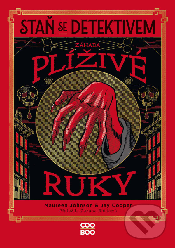 E-kniha: Staň se detektivem - Záhada plíživé ruky (Maureen Johnson). CooBoo CZ, 2026 E-kniha: Staň se detektivem - Záhada plíživé ruky (Maureen Johnson). CooBoo CZ, 2026