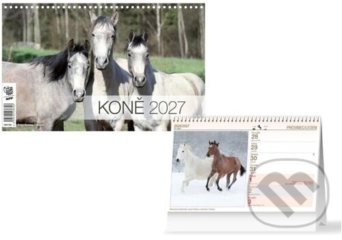 Koně 2027 - stolní kalendář (MFP). MFP, 2026 Koně 2027 - stolní kalendář (MFP). MFP, 2026