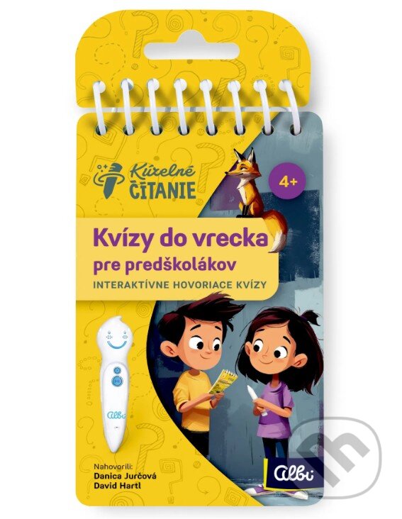 Kúzelné čítanie: Kvízy do vrecka pre predškolákov (Katarína Kočutová). Albi, 2026 Kúzelné čítanie: Kvízy do vrecka pre predškolákov (Katarína Kočutová). Albi, 2026