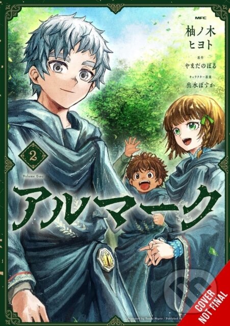 Kniha: Almark, Vol. 2 (manga) (Hiyoto Yunoki, Roman Lempert, Posuka Demizu, Noboru Yamada a Ivo Marques). Yen Press, 2026 Kniha: Almark, Vol. 2 (manga) (Hiyoto Yunoki, Roman Lempert, Posuka Demizu, Noboru Yamada a Ivo Marques). Yen Press, 2026