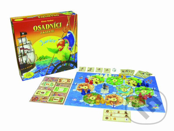 Spoločenská hra: Catan - Junior (Klaus Teuber). Albi, 2014 Spoločenská hra: Catan - Junior (Klaus Teuber). Albi, 2014