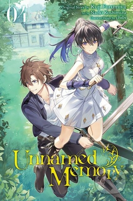 Kniha: Unnamed Memory, Vol. 4 (manga) (Chibi Chibi, Naoki Koshimizu, Kuji Furumiya, Jeremiah Bourque a Chiho Christie). Yen Press, 2024 Kniha: Unnamed Memory, Vol. 4 (manga) (Chibi Chibi, Naoki Koshimizu, Kuji Furumiya, Jeremiah Bourque a Chiho Christie). Yen Press, 2024