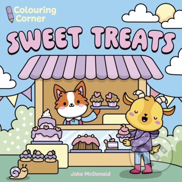 Kniha: Colouring Corner: Sweet Treats (Jake McDonald). Arcturus, 2026 Kniha: Colouring Corner: Sweet Treats (Jake McDonald). Arcturus, 2026