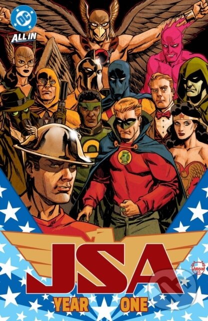 Kniha: JSA Vol. 3: Year One (Gavin Guidry a Jeff Lemire). DC Comics, 2026 Kniha: JSA Vol. 3: Year One (Gavin Guidry a Jeff Lemire). DC Comics, 2026