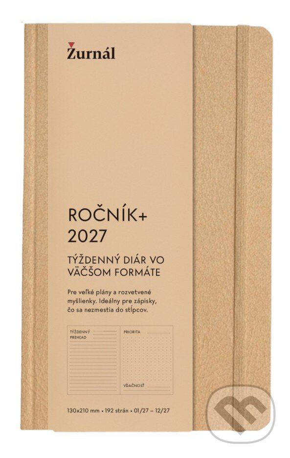 Kniha: Ročník plus 2027 - béžový (Žurnál). Žurnál, 2026 Kniha: Ročník plus 2027 - béžový (Žurnál). Žurnál, 2026