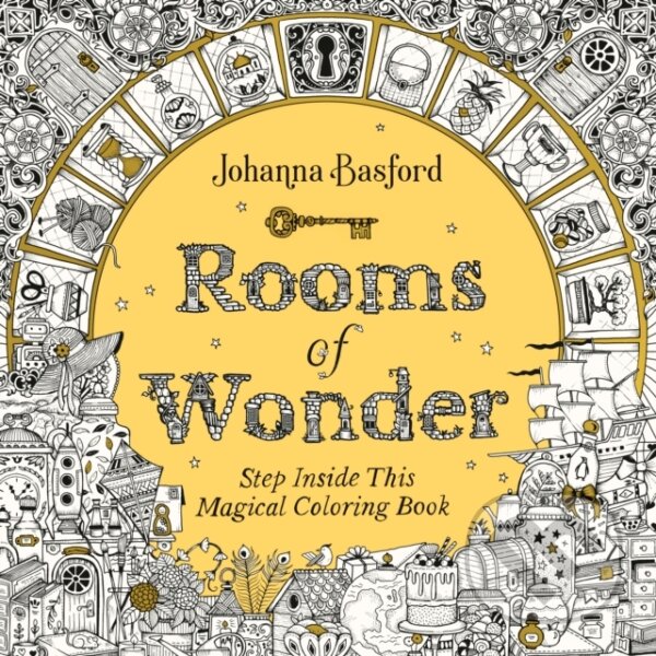 Kniha: Rooms of Wonder (Johanna Basford). Penguin Books, 2022 Kniha: Rooms of Wonder (Johanna Basford). Penguin Books, 2022