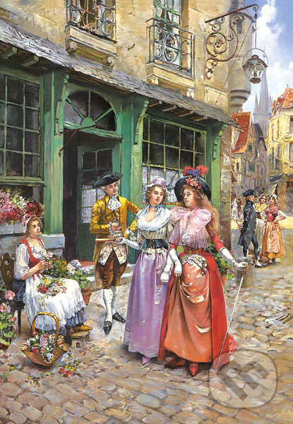 Puzzle: Kópia: Promenáda v dobe Louisa XVI, Victor Henry Lesur (Castorland). Castorland Puzzle: Kópia: Promenáda v dobe Louisa XVI, Victor Henry Lesur (Castorland). Castorland