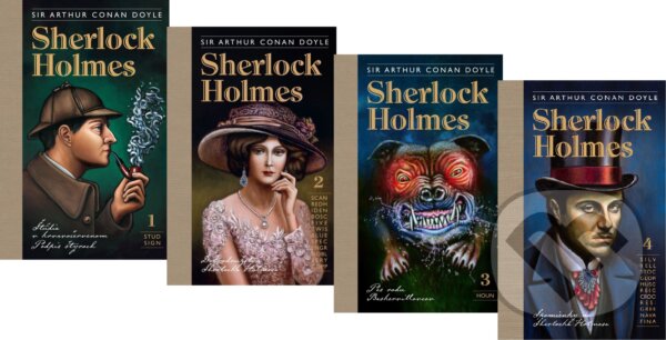 Kniha: Sherlock Holmes (kolekcia 1-4) (Arthur Conan Doyle). SnowMouse Publishing, 2018 Kniha: Sherlock Holmes (kolekcia 1-4) (Arthur Conan Doyle). SnowMouse Publishing, 2018