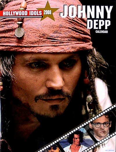 Johnny Depp 2008 - nástěnný kalendář (Cure Pink). Cure Pink, 2007 Johnny Depp 2008 - nástěnný kalendář (Cure Pink). Cure Pink, 2007
