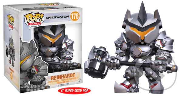 Funko POP! Games Overwatch: Reinhardt Oversized (Funko). Funko, 2018 Funko POP! Games Overwatch: Reinhardt Oversized (Funko). Funko, 2018