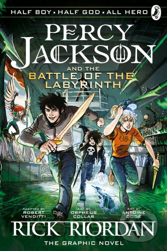 Kniha: Percy Jackson The Battle of the Labyrinth: The Graphic Novel (Rick Riordan). Puffin Books, 2018 Kniha: Percy Jackson The Battle of the Labyrinth: The Graphic Novel (Rick Riordan). Puffin Books, 2018