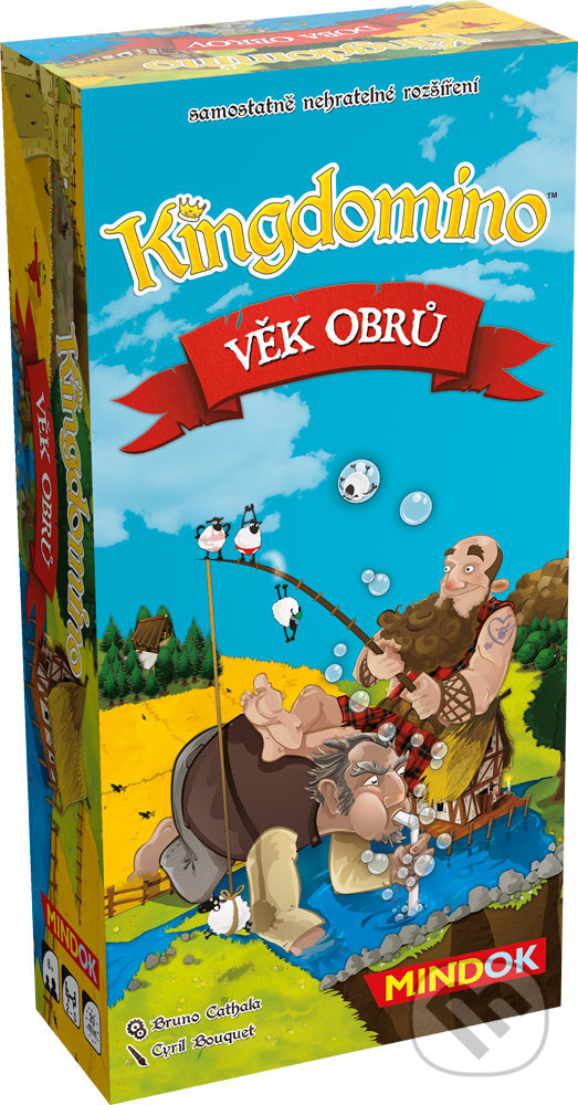 Společenská hra: Kingdomino: Věk obrů (Bruno Cathala). Mindok, 2018 Společenská hra: Kingdomino: Věk obrů (Bruno Cathala). Mindok, 2018