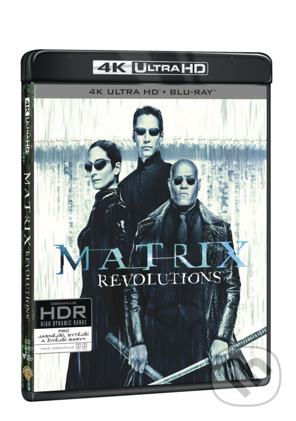 Film: Matrix Revolutions Ultra HD Blu-ray (Andy Wachowski, Larry Wachowski, Lilly Wachowski a Lana Wachowski) (UltraHDBlu-ray). Magicbox, 2018 Film: Matrix Revolutions Ultra HD Blu-ray (Andy Wachowski, Larry Wachowski, Lilly Wachowski a Lana Wachowski) (UltraHDBlu-ray). Magicbox, 2018