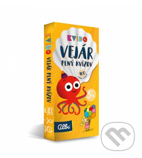 Kniha: Kvído Vejár plný kvízov 5+ (Albi). Albi, 2018 Kniha: Kvído Vejár plný kvízov 5+ (Albi). Albi, 2018