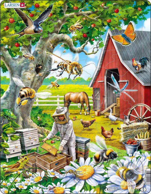 Puzzle: Včelárstvo (US39) (Larsen). Larsen Puzzle: Včelárstvo (US39) (Larsen). Larsen
